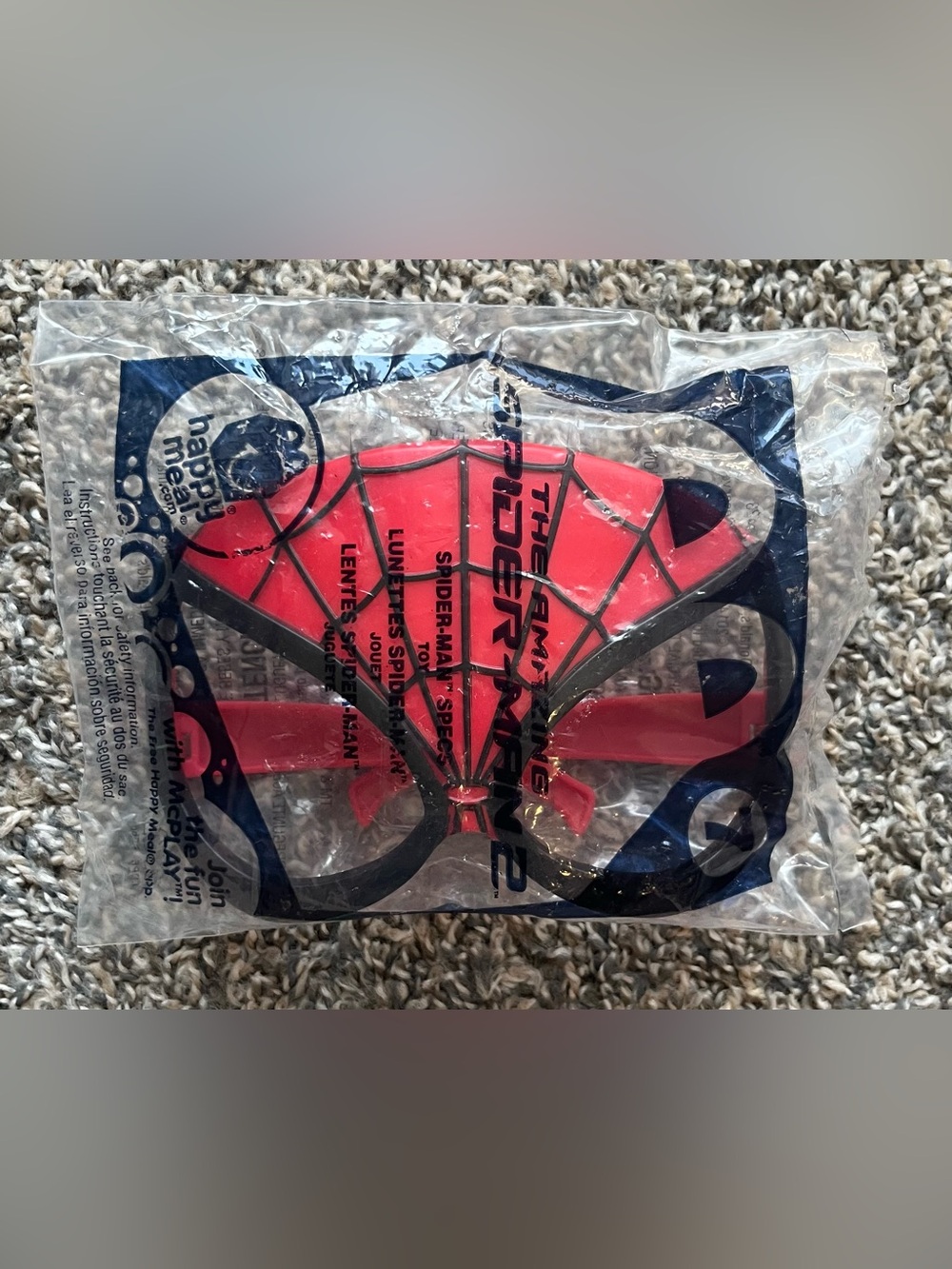 NIP McDonald’s Happy Meal The Amazing Spider-Man 2 #7 Spider-Man Specs